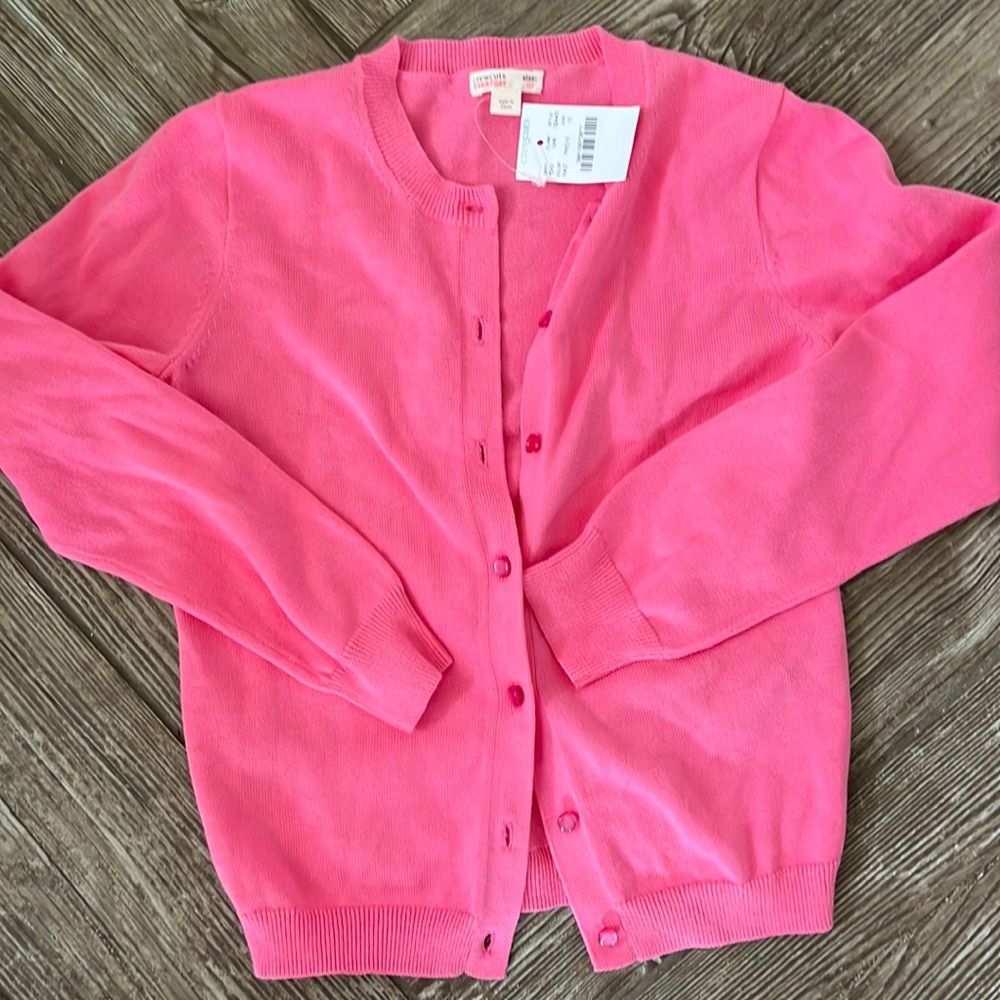 NWT Crewcuts everyday cardigan, sz 10
